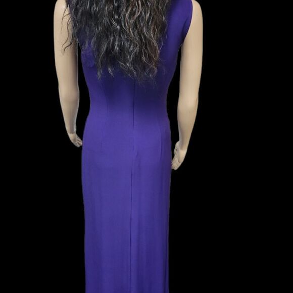 Calvin Klein Rhinestone Floor Length Gown - Picture 3 of 5